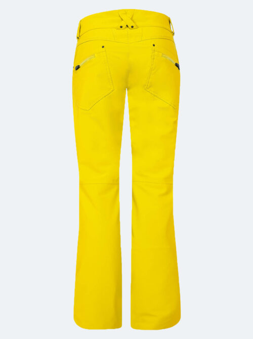 Pantalón esquí mujer Power Amarillo - Imagen 3