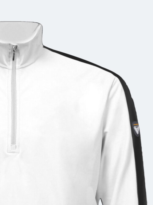 Midlayer hombre Slalom Blanco-Negro - Imagen 4