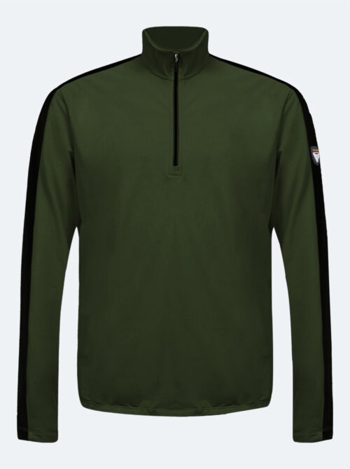 Midlayer hombre Slalom Verde-Negro