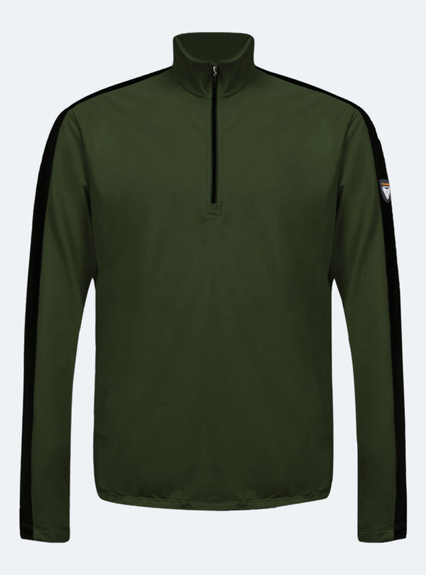 Midlayer hombre Slalom Verde-Negro