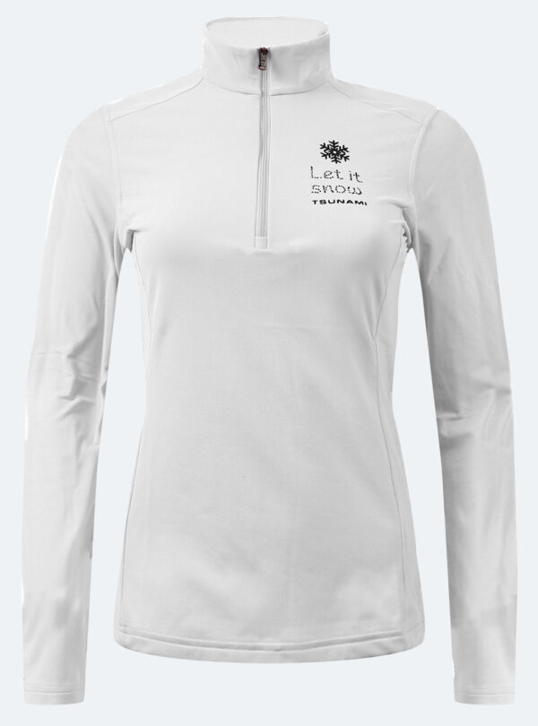 Midlayer térmico mujer Zermatt Blanco