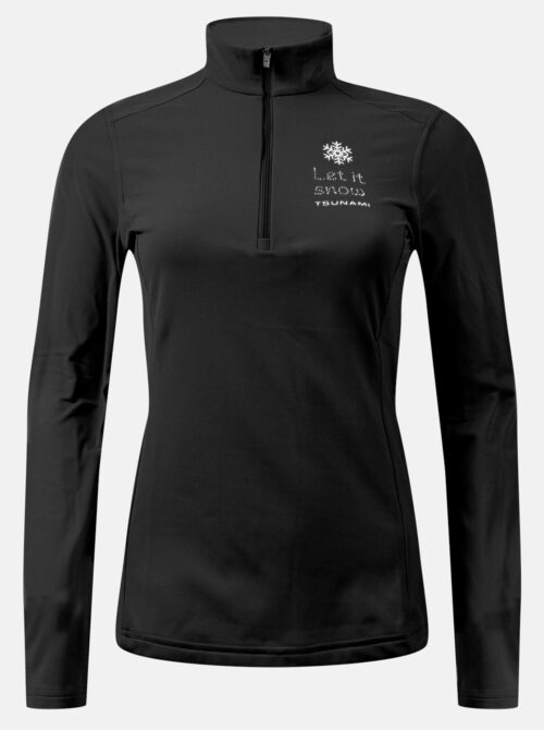 Midlayer térmico mujer Zermatt Negro