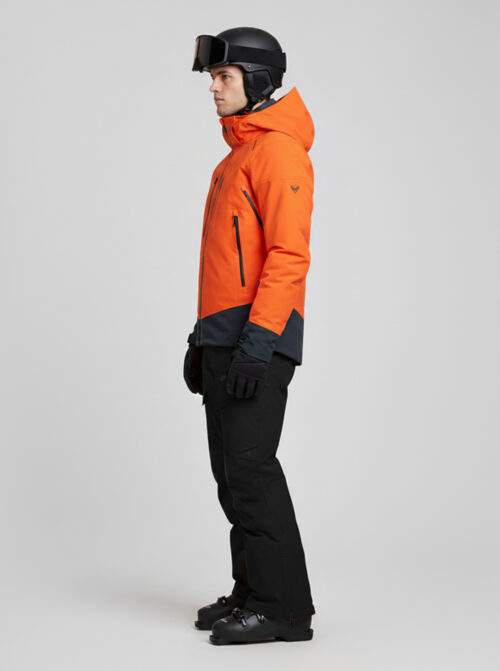 Chaqueta esquí hombre Power Naranja-Negro - Imagen 4