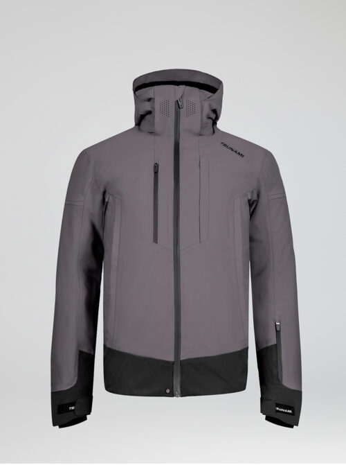 Chaqueta esquí hombre Power Gris-Negro