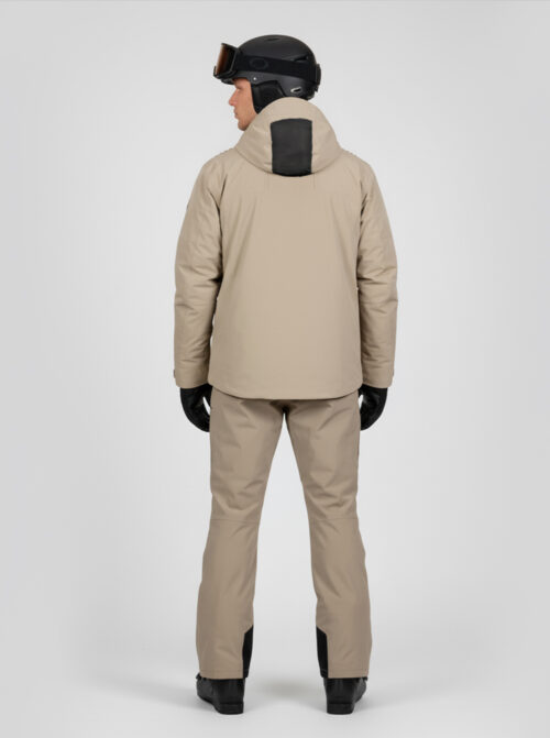 Chaqueta esquí hombre Dominate Beige - Imagen 6