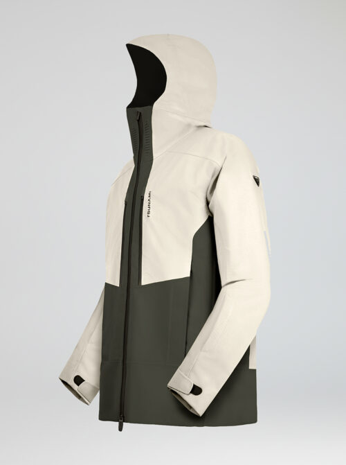 Chaqueta de esquí hombre 3 Layers X-treme Verde-Crudo - Imagen 3