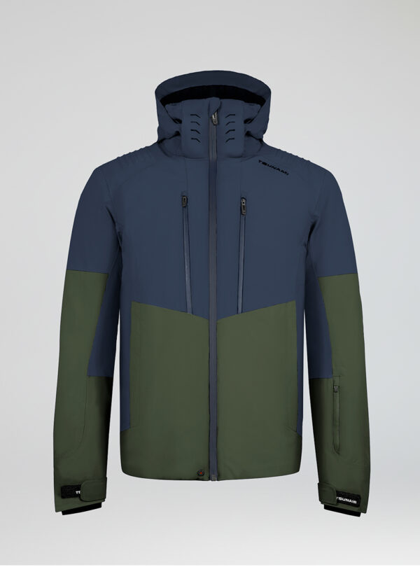 Chaqueta de esquí hombre Speed Marino-Kaki
