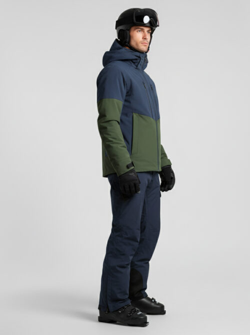 Chaqueta de esquí hombre Speed Marino-Kaki - Imagen 4