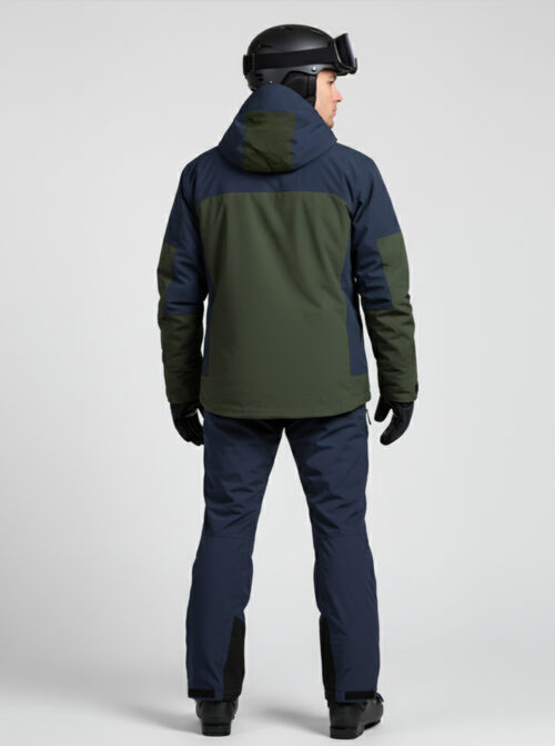 Chaqueta de esquí hombre Speed Marino-Kaki - Imagen 6