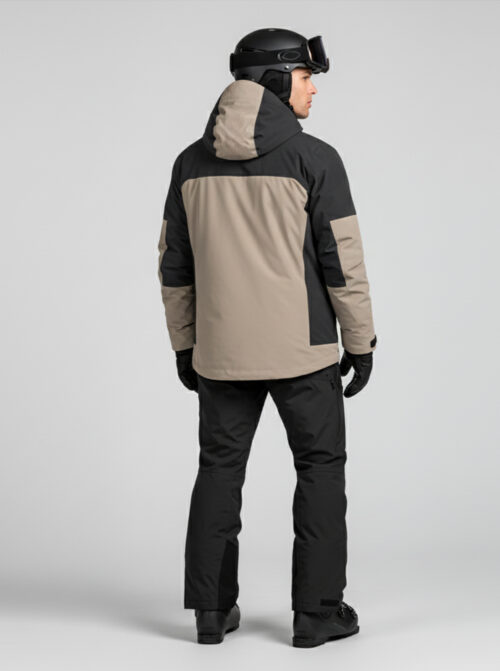 Chaqueta de esquí hombre Speed Negro-Beige - Imagen 6