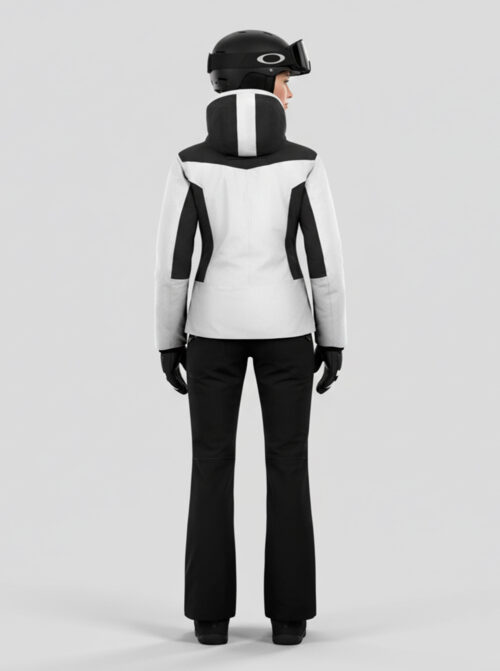 Chaqueta esquí mujer Shadow Blanco-Negro - Imagen 6