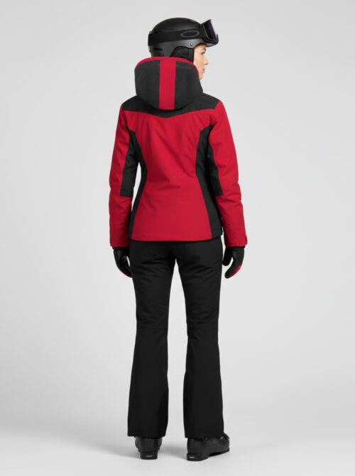 Chaqueta esquí mujer Shadow Rojo-Negro - Imagen 6