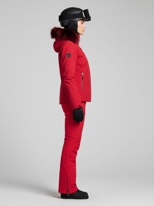 Chaqueta esquí mujer Grace Rojo - Imagen 4