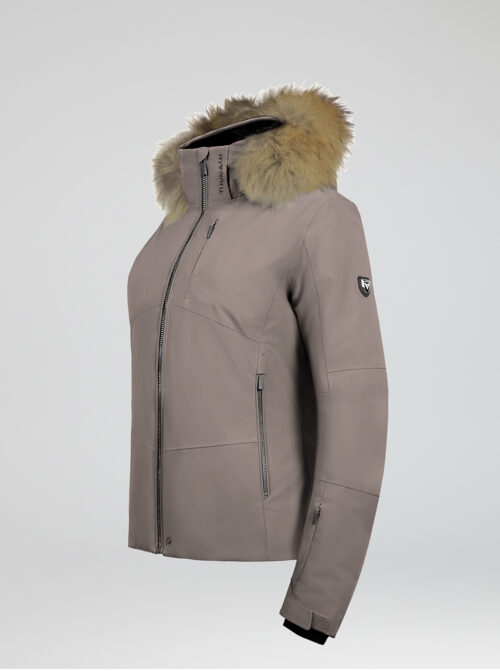 Chaqueta esquí mujer Grace Beige - Imagen 3