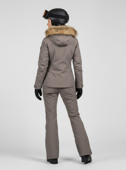 Chaqueta esquí mujer Grace Beige - Imagen 6