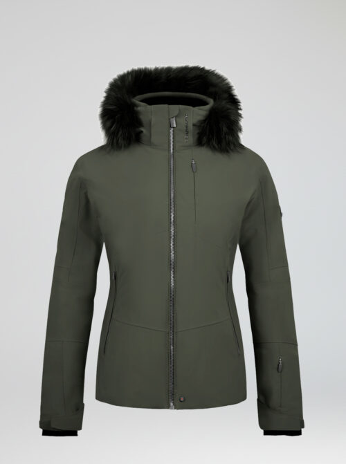 Chaqueta esquí mujer Grace Kaki
