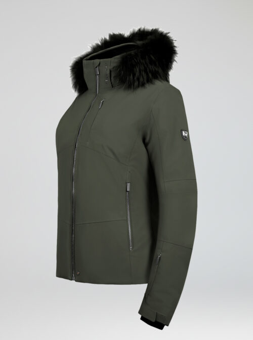 Chaqueta esquí mujer Grace Kaki - Imagen 3