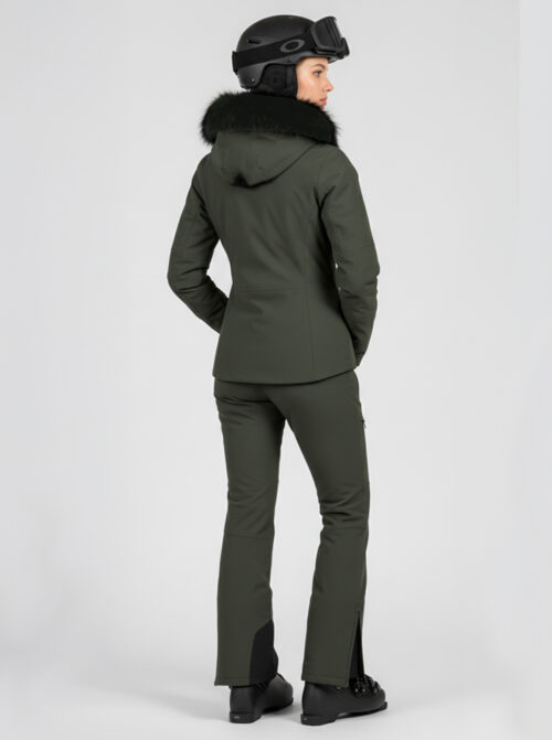 Chaqueta esquí mujer Grace Kaki - Imagen 6