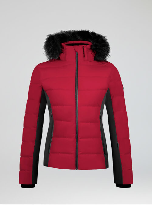Chaqueta esquí mujer Helium Rojo-Negro