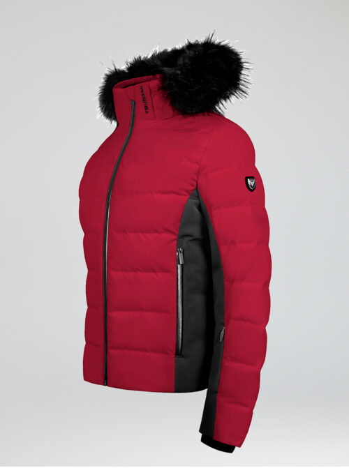 Chaqueta esquí mujer Helium Rojo-Negro - Imagen 3