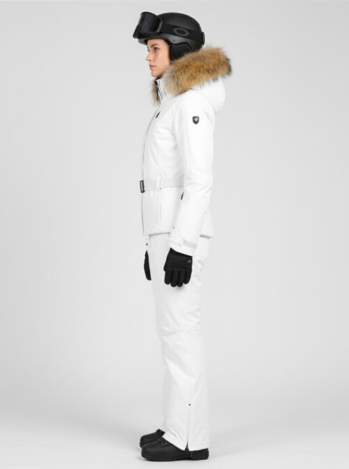 Chaqueta esquí mujer Majestic Blanco - Imagen 4