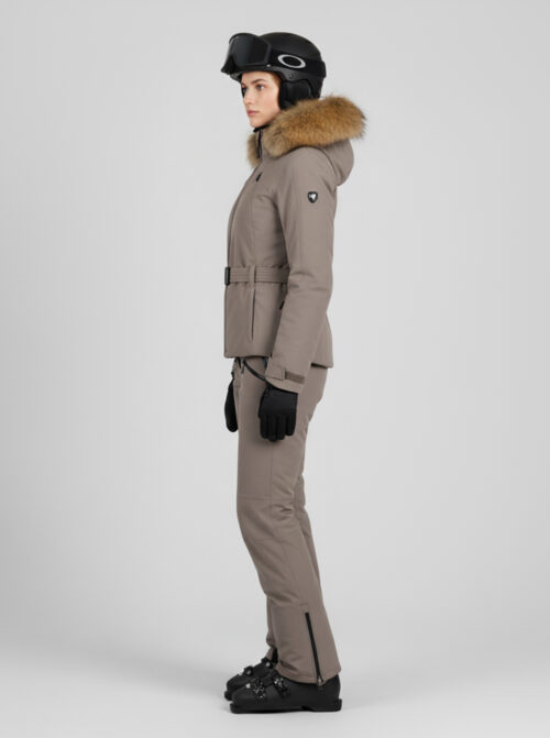 Chaqueta esquí mujer Majestic Beige - Imagen 4