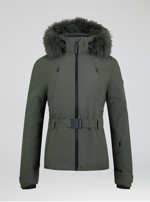 Chaqueta esquí mujer Majestic Kaki