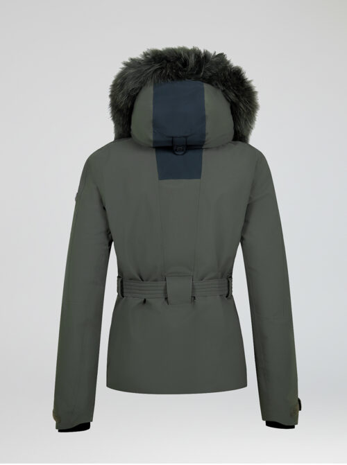 Chaqueta esquí mujer Majestic Kaki - Imagen 5