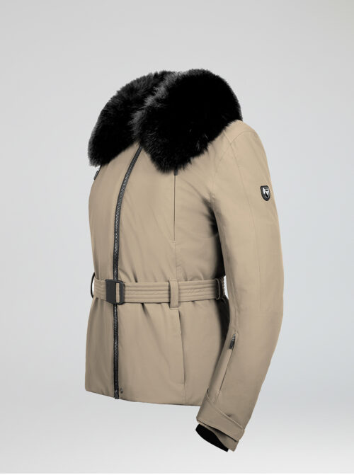 Chaqueta esquí mujer Elegance Beige - Imagen 3