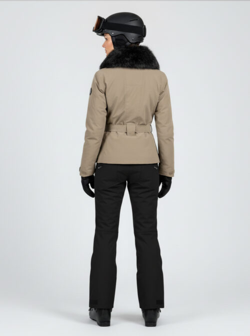 Chaqueta esquí mujer Elegance Beige - Imagen 6