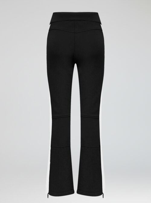 Pantalón esquí lástex mujer Zermatt Negro-Blanco - Imagen 3