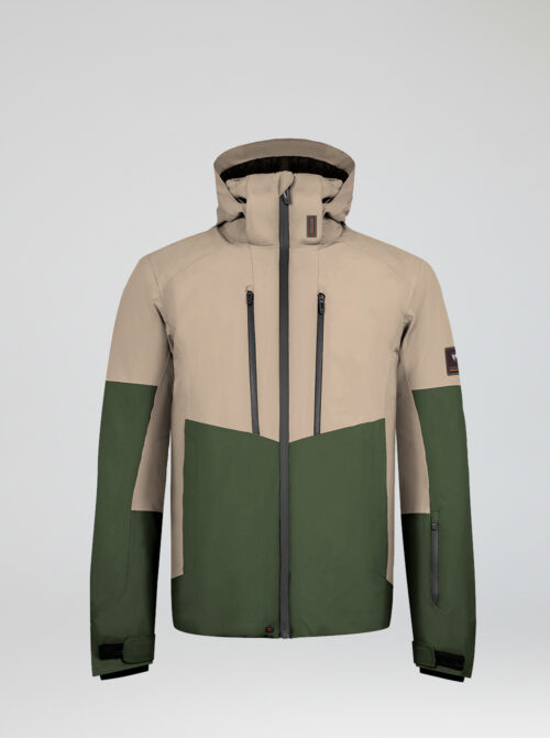 Chaqueta esquí infantil Fjord Beige-Kaki