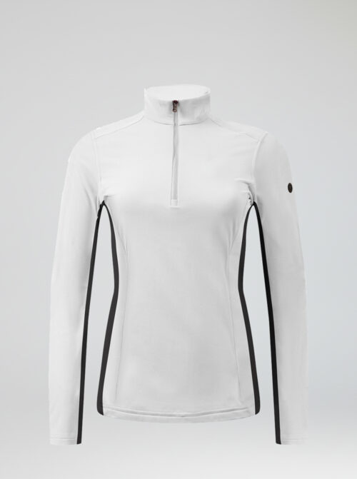 Midlayer térmico mujer Verbier Blanco-Negro