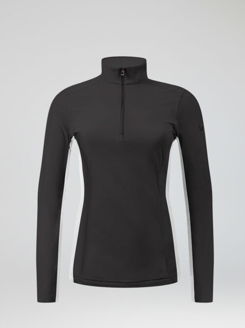 Midlayer térmico mujer Verbier Negro-Blanco