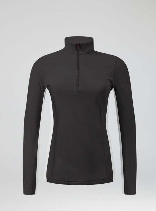 Midlayer térmico mujer Verbier Negro-Blanco