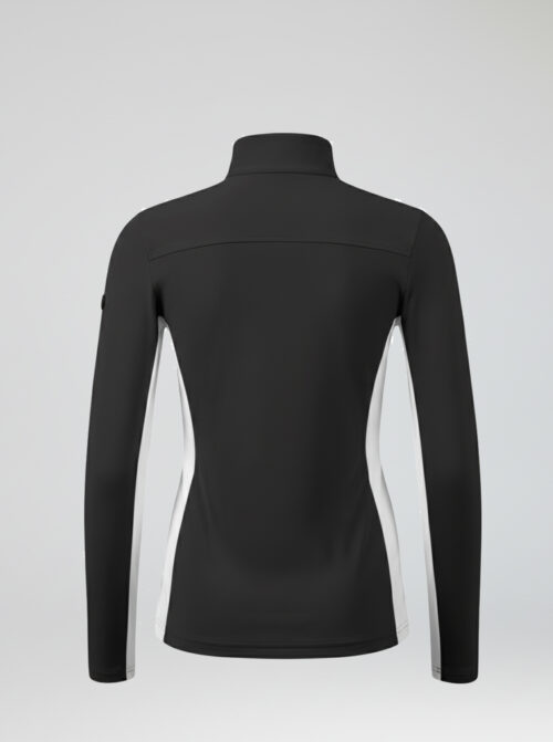 Midlayer térmico mujer Verbier Negro-Blanco - Imagen 3